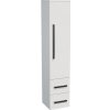 Kúpeľňová skrinka vysoká SAT Cube Way 32,5x163x33 cm biela lesk CUBE3CHV35BL