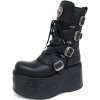 topánky kožené NEW ROCK 1473-S3 Čierna 40