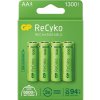 Nabíjacie batérie R6/AA GP ReCyko+ 1300 Series 1300 mAh - 4 ks blister