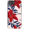 Picasee silikónový prehľadný obal pre Apple iPhone 16e - Red Lily
