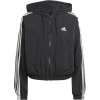 Dámska vetrovka adidas, ESSENTIALS 3-STRIPES WOVEN WINDBREAKER čierna,biela S