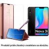 Otváracie Púzdro Luxria Clear View pre Huawei - Ružové pre Huawei: Nova 3i