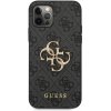 Guess PU 4G Metal Logo Apple iPhone 12 Pro Max sivé