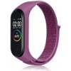 Xiaomi Nylónový náhradný náramok na suchý zips pre Mi Band 3/4/5/6/7 Farba: fialová