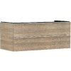 Hansgrohe Xelu Q - Umývadlová skrinka, 50x118x55 cm, 2 zásuvky, prírodný dub/matná biela 54084700