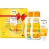 Weleda Měsíčkový kojenecký krém 75 ml + kojenecká kúpeľ 200 ml + kojenecký olej 200 ml + Bavlněná plena s potiskem darčeková sada