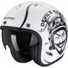 Moto přilba SCORPION BELFAST EVO ROMEO matná bílo/černá - Velikost L