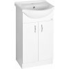 Aqualine SIMPLEX ECO 50 umývadlová skrinka vrátane umývadla 47x83,5x29cm SIME500