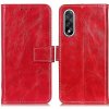 VSETKONAMOBIL 118583 RETRO Peňaženkový obal OnePlus Nord 5 5G červený