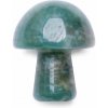 Nefertitis Gua sha na tvár z machového achátu Mushroom NF22230 - cca 2 cm