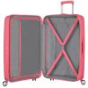 American Tourister Soundbox Spinner 77/28 EXP Sun Kissed Coral červená 97 l
