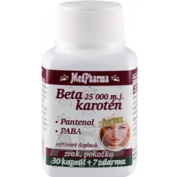 MedPharma Beta karoten 25 000 m.j. Pant.+PABA 37 tabliet