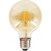 Ecolamp Dekoračná LED žiarovka E27 teplá 2700k 6w 700 lm jantárová
