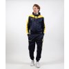 TUTA ROMA CON CAPPUCCIO POLARFLEECE BLU/GIALLO Tg. L