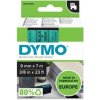 Samolepiaca páska Dymo D1 9 mm zelená/čierna