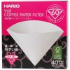 Papierové filtre Hario V60-02 40 ks, biele (VCF-02-40W)