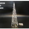 LED stromček kužeľ 40 cm