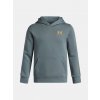 Under Armour chlapčenská mikina s kapucňou tyrkysová