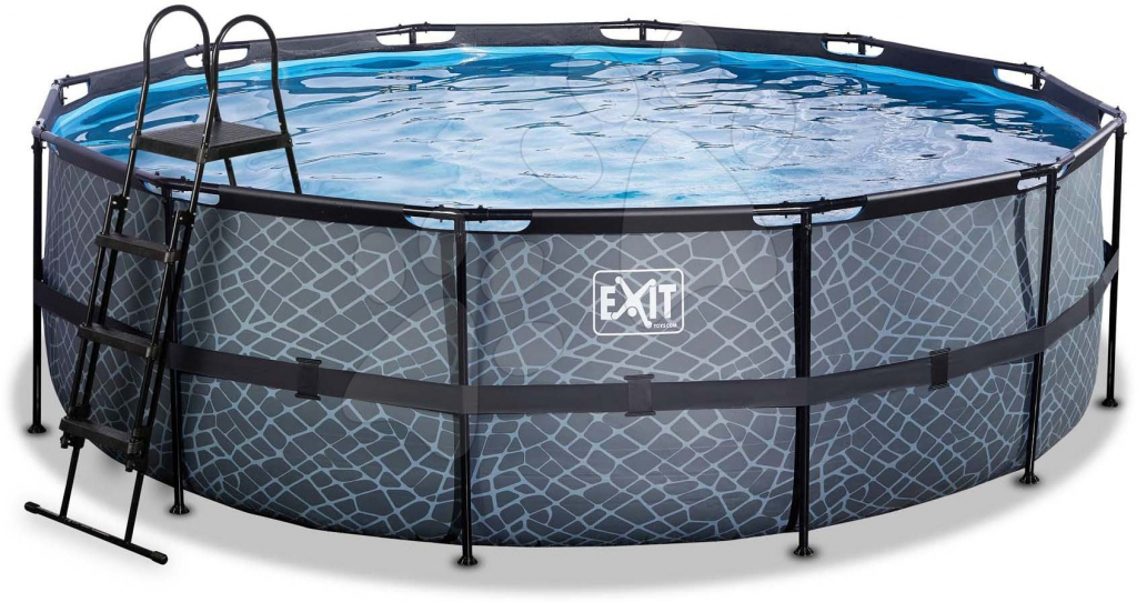 Exit Toys Stone pool Bazén s pieskovou filtráciou 450x122 cm