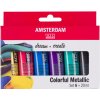 Amsterdam sada akrylových farieb 6 x 20ml - Colorful Metallic (Amsterdam sada akrylových farieb 6 x 20ml - Colorful Metallic)