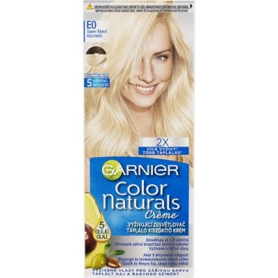 Garnier Color Naturals permanentná farba na vlasy E0 Super blond, 60 +40 +12 ml