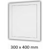 Plastové revízne dvierka 300 x 400 mm s montážnym golierom MIKAWI 59-2861