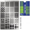 Moyra Stamping Platňa na pečiatkovanie č. 02 Fabric texture