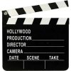 Rekvizita do fotokútku Hollywood filmová klapka 17 x 20 cm