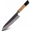 IZMAEL Damaškový kuchynský nôž Airi Chef/Čierna 20.2 cm