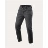REVIT nohavice jeans DETROIT 3 TF dark black stone - 30