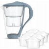 Filtračná kanvica Dafi Crystal Led 2 l strieborná/sivá