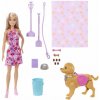 Mattel Barbie bábika so psíkom na prechádzke