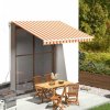 Náhradná látka na markízu žlto-oranžová 3,5x2,5 m