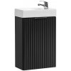 ArtCom Kúpeľňová skrinka s umývadlom ADEL Black U40/1 | 40 cm