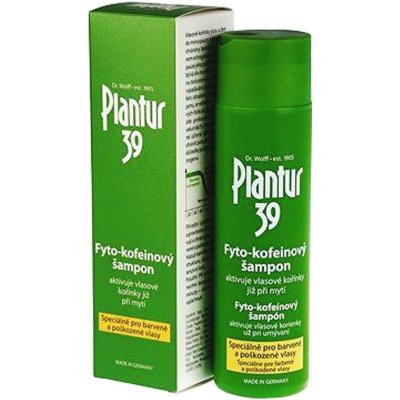 Plantur 39 Fyto-Kofeinový šampón proti vypadávaniu pre farbené vlasy pre ženy 250 ml