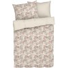 Livarno home Obojstranná posteľná bielizeň z bavlneného saténu, 240 x 220 cm, (kvety/biela) (100394420)