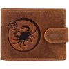 Pánska kožená peňaženka hnedá - Delami Elmar Rak hnedá