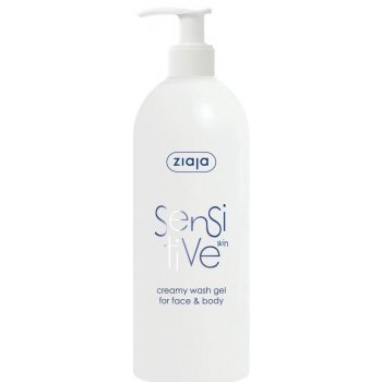 Ziaja Sensitive Skin krémový mycí gel pro citlivou pokožku 400 ml