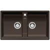 Blanco Zia 9 granitový drez 86x50 cm hnedá 516683