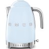 Smeg KLF04PBEU rýchlovarná kanvica, 1, 7 l (7 šálok), 2400 W, štýl 50. rokov, riadenie teploty, 7 programov, pastelovo modrá