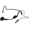 Monacor HSE-90 headset rečnícky mikrofón Druh prenosu:káblový vr. ochrany proti vetru; HSE-90