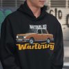 Mikina s potlačou WARTBURG 353 Dámsky Čierna L