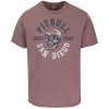PitBull West Coast - pánské triko SKULL LOGO burgundy M