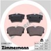 ZIMMERMANN Sada brzdovych platniciek kotucovej brzdy 23980.170.1