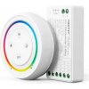 MiBoxer FUT037SA+ ovládač RGB/RGBW/RGBCCT LED pásikov, 3v1, sada prijímač + diaľkový ovládač