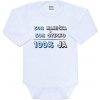 Body s potlačou New Baby 50% MAMIČKA + 50% OTECKO - 100% JA modré 56 (0-3m)