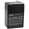 VRLA batéria GETI 6V 4.5Ah