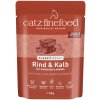 catz finefood 8 x 85 g - hovädzie a teľacie