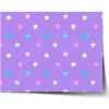 Sablio Plagát Hviezdy na fialovej - 90x60 cm