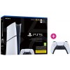 PlayStation 5 Digital Edition (Slim) 825 GB (2025) + PlayStation 5 (PS5) DualSense ovládač (bielo-čierny)